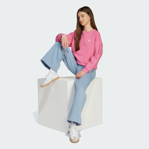 Bleu Pantalon jambes larges