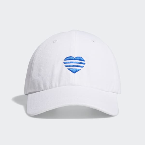 adidas 3-Stripes Heart Hat - White 