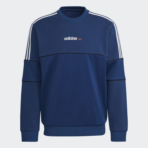 Adidas originals itasca crew sweatshirt green best sale