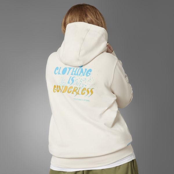 bézová Mikina s kapucňou Always Original (plus size)