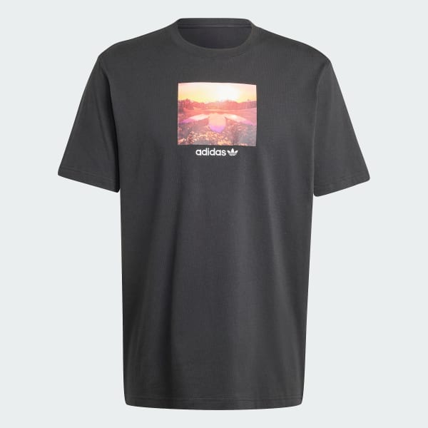 ブラック サンセット グラフィックTシャツ