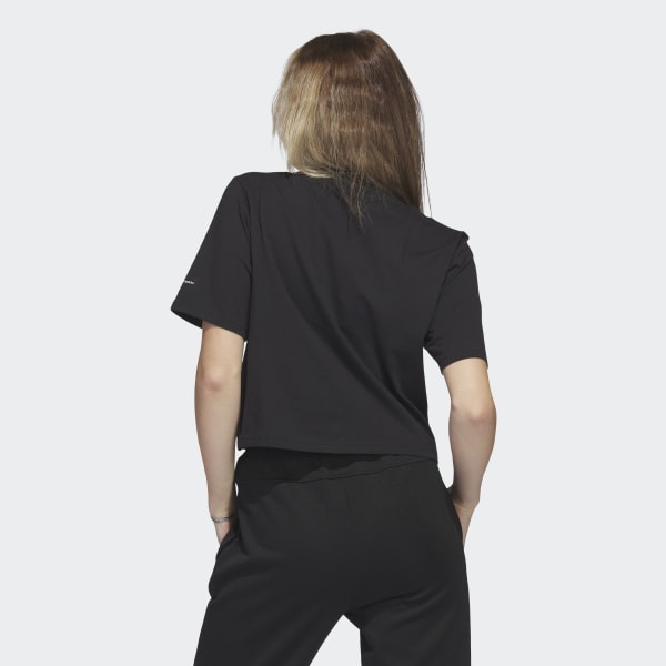 cerná Tričko Marimekko Crop