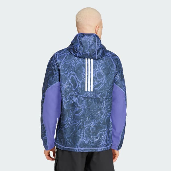 adidasオウンザランエキサイト総柄プリント AEROREADYフーディー アディダス オウン ザ ラン エキサイト 総柄プリント AEROREADY