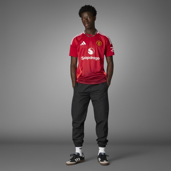24−25 Manchester United 8 番 ユニフォーム adidas Manchester United 24/25 Home Jersey - Red | adidas
