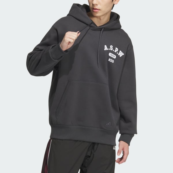 adidas スウェットパーカー プルオーバー ラスタカラー アディダス カレッジ ルーズフィット フリース プルオーバー