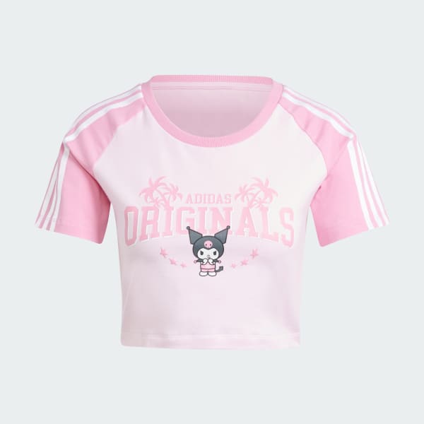 Rosado Polo adidas Originals x Hello Kitty Kuromi Estampado para Bebé
