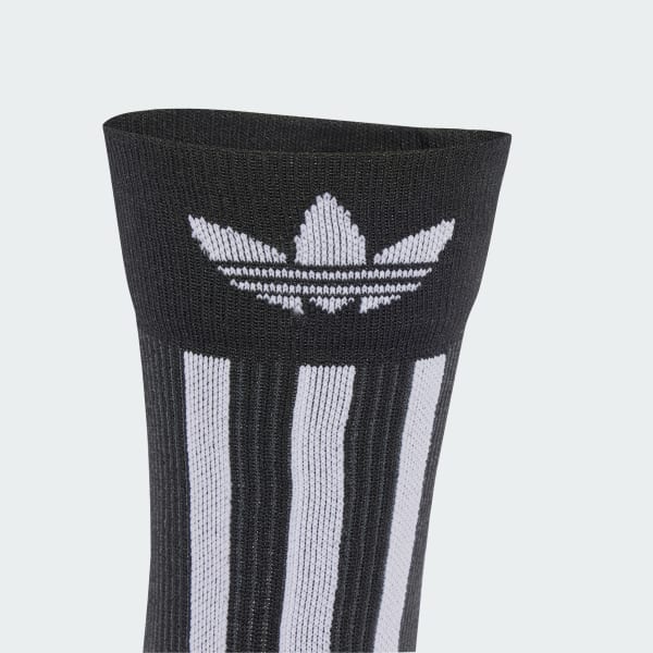 White Techy Crew Socks 2 Pairs