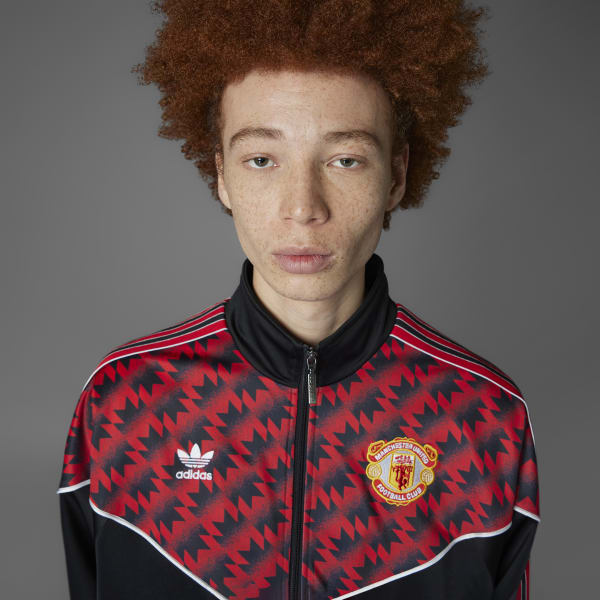 トップス Manchester United '91 Tops & Pants Manchester United '91 Track Top - Black | adidas Hong Kong