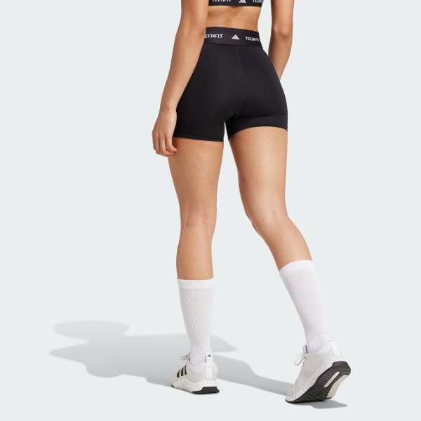 cierna Legíny TECHFIT Stay In Play Short Leggings