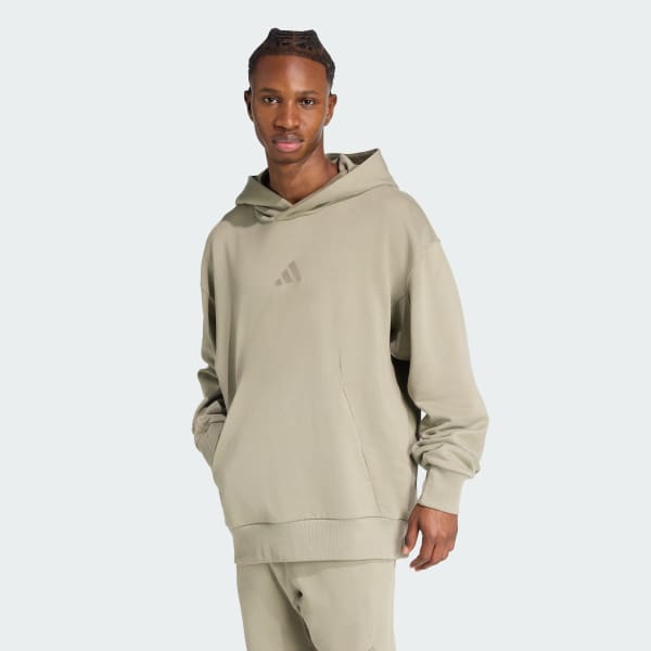 Verde Polerón con Capucha ALL SZN Felpa Francesa