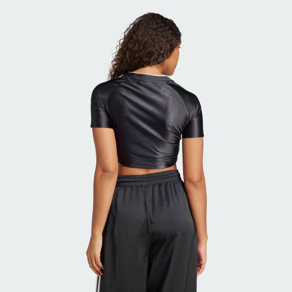 Black Adicolor Teamgeist Baby Tee