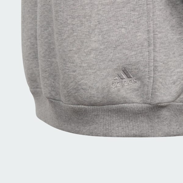 Grey adidas new arrivals hoodie kids