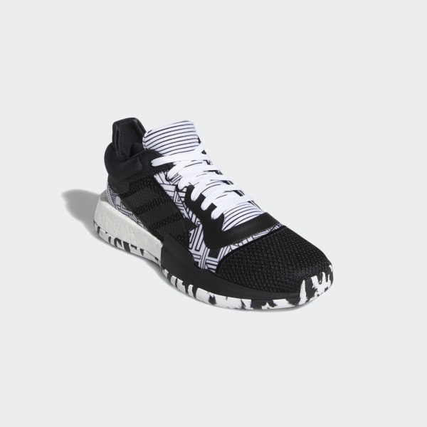 adidas marquee boost low core black cloud white