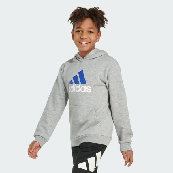 Boys grey adidas hoodie deals