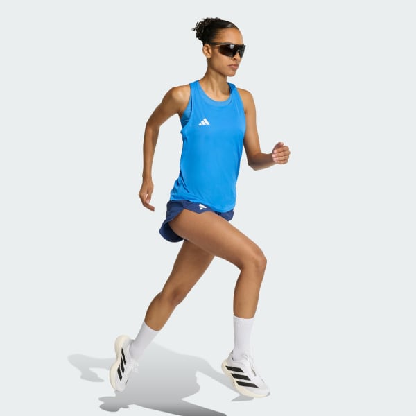 Blue Adizero Essentials Running Tank Top