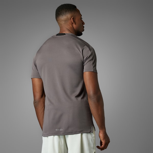 Brown Designed for Training HIIT Workout HEAT.RDY Tee