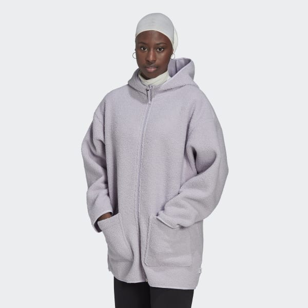 Adidas Polar Fleece Long Hooded Track Top - Big Apple Buddy