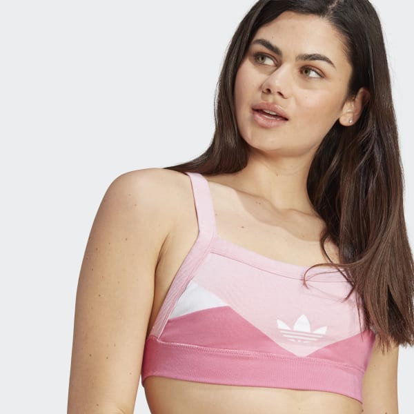 adidas Modern Flex Strappy Bralette Underwear - Pink, Women's Lifestyle