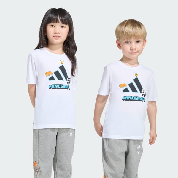 Blanc T-SHIRT DE TRAINING adidas MINECRAFT