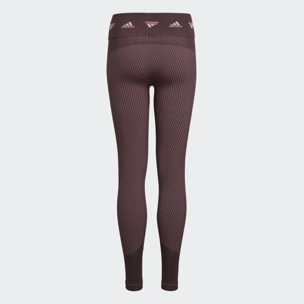 Red adidas AEROKNIT Training Seamless Tights