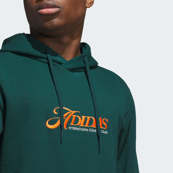 adidas Country Club Graphic Hoodie - Green | Free Shipping