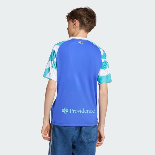 adidas Seattle Sounders FC 2025 Archive Youth Jersey - Blue