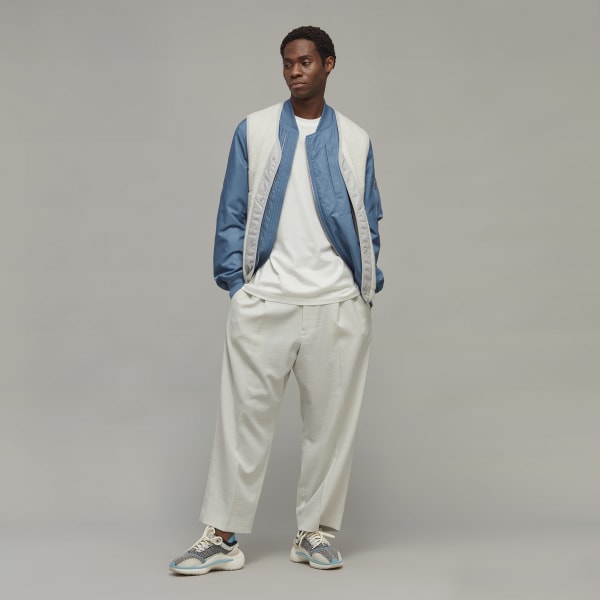 Bianco Y-3 Relaxed Short Sleeve Tee