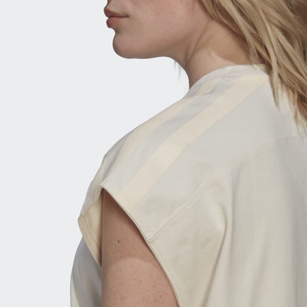Beige Adicolor Contempo Chunky 3-Stripes Tee UB882