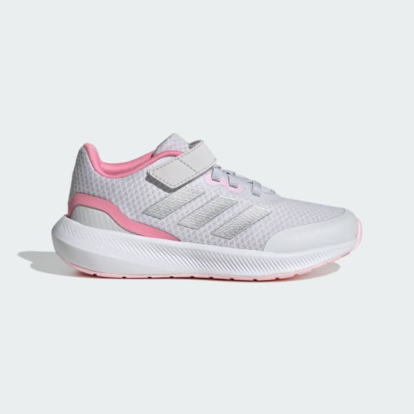 adidas RunFalcon 3.0 Elastic Lace Top Strap Running Shoes - Grey | Kids\'  Running | adidas US