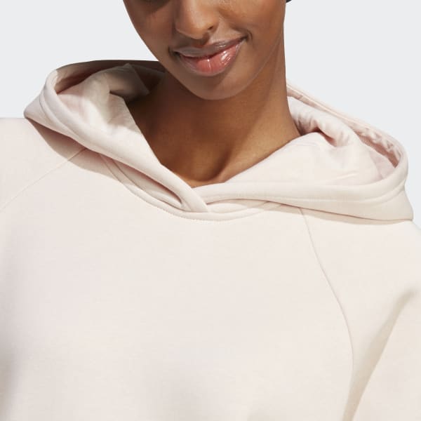 adidas ALL SZN Fleece Boyfriend Hoodie (Plus Size) - Beige, Women's  Lifestyle