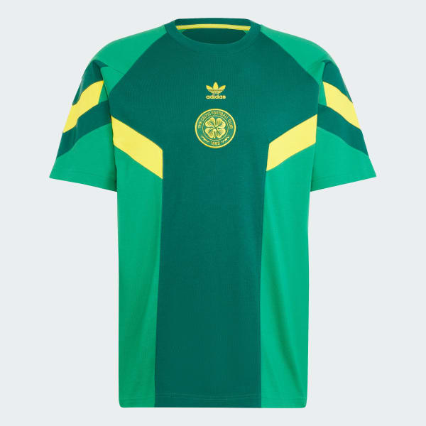 Tee shirt adidas vert jaune rouge hot sale