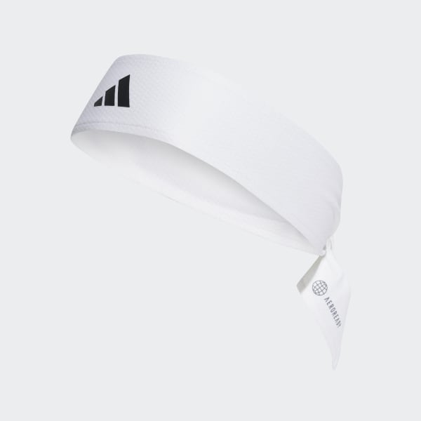 Blanco Banda de Sudor de Tenis AEROREADY