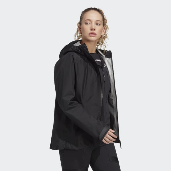 Svart Terrex Xperior GORE-TEX Paclite Rain Jacket