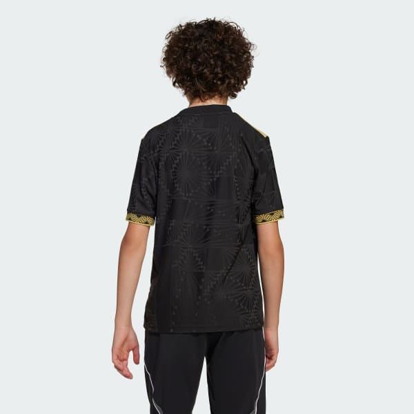 Preto Camisa México 25 Gold Infantil