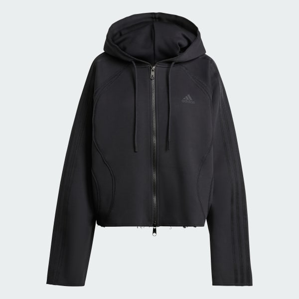 Negro POLERA CON CAPUCHA TEAMGEIST CON CIERRE