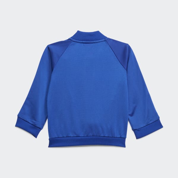 Blue 3-Stripes Tricot Track Suit