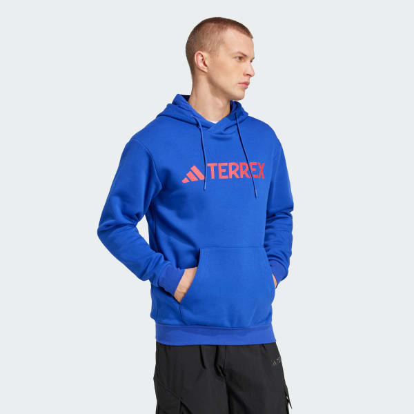 Azul Buzo con Capucha Terrex Multi Logo Grande