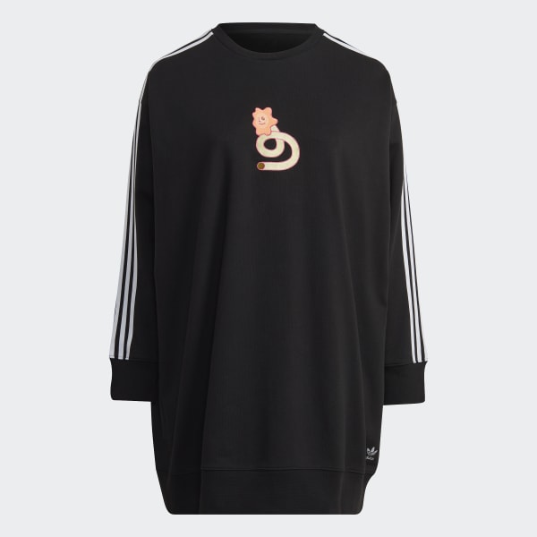 cerná Šaty Crew (Plus Size) ETW65