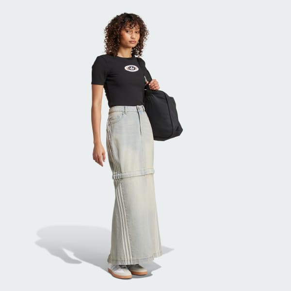 Multicolor Adilenium Season 3 Two-In-One Denim Skirt