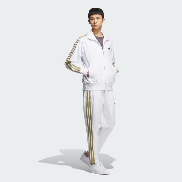 ホワイト Stadium Goldレギュラーフィット トラックトップ