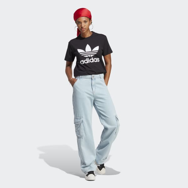 Negro Remera Adicolor Classics Trifolio