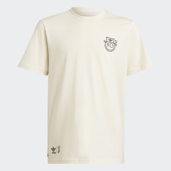 Hvid adidas Originals x André Saraiva T-shirt SH156