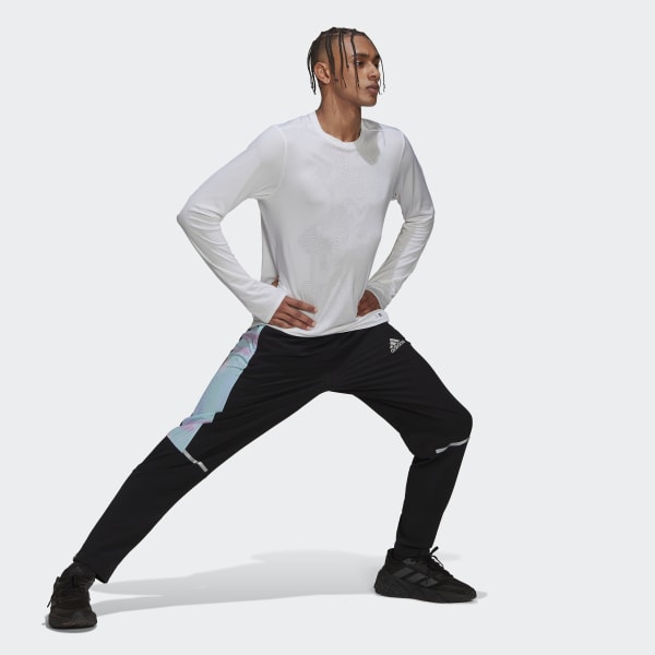Black Own the Run Colorblock Pants