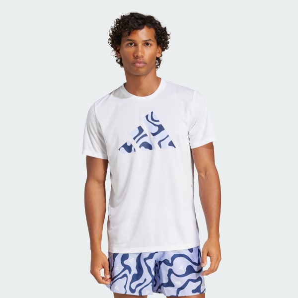 White Run It Brand Love Tee