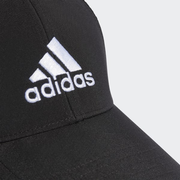 Μαύρο Embroidered Logo Lightweight Baseball Cap