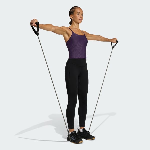 Roxo Camisola de Alças AOP Optime