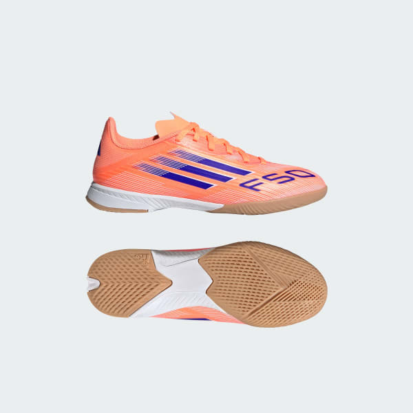 Oranye Sepatu F50 League Indoor Anak