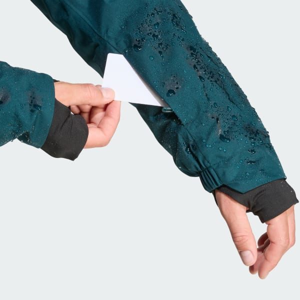 adidas Terrex Multi 2L Rain.Rdy Insulated Jacket - Green | Free