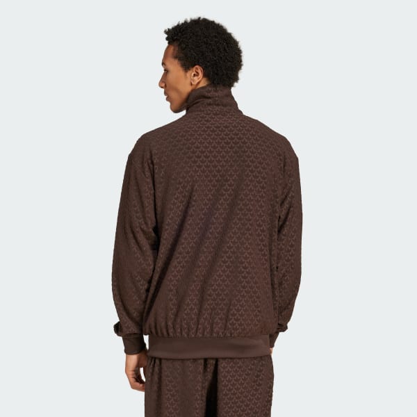 Brown Monogram Track Top