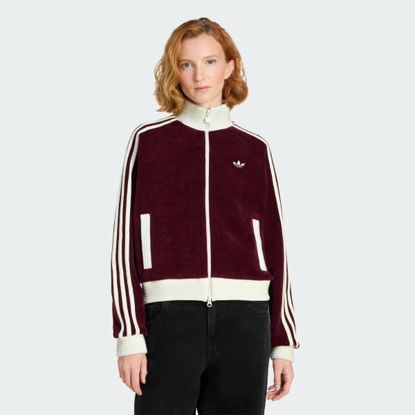 Bordo CAMISOLA EM MALHA AVELUDADA ADIDAS ORIGINALS
